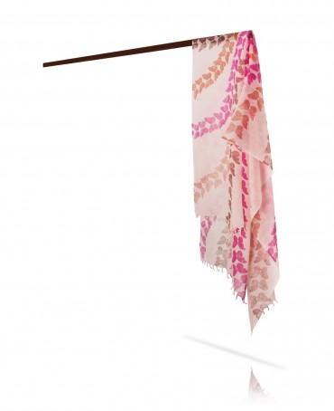 Палантин Унисекс HAND.W40-PAPILLON/ROSE